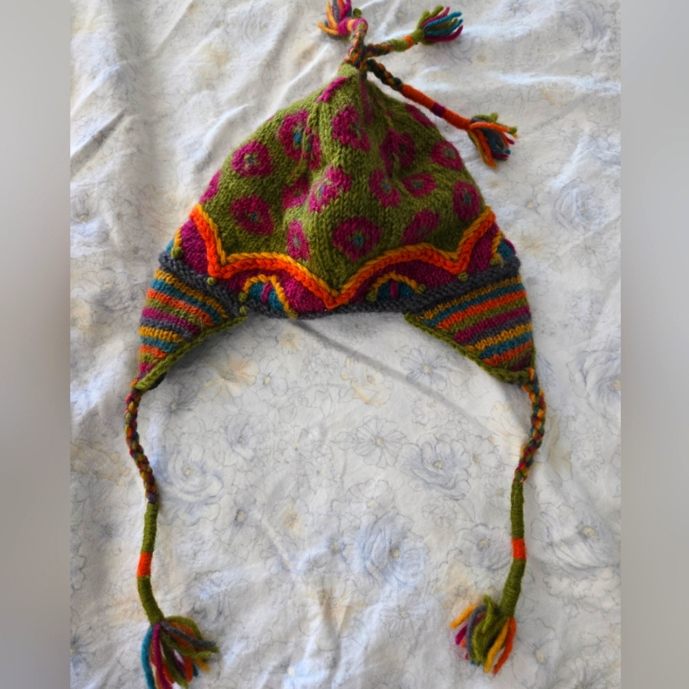 Winter Hand Knit Hat